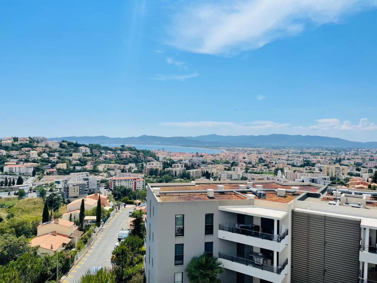 Tres Bel Appartement -Residence Avec Piscine Sur Le Toit Et Vue Panoramique Saint-Raphaël 外观 照片